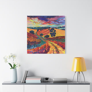 Mclaren Vale - Van Gough Inspired, Volume 2 - Matte Canvas, Stretched, 1.25" | Ready to hang (1:1)