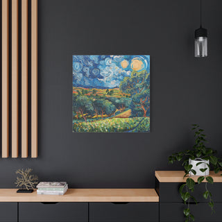 Mclaren Vale - Van Gough Inspired, Volume 3 - Matte Canvas, Stretched, 1.25" | Ready to hang (1:1)