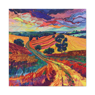 Mclaren Vale - Van Gough Inspired, Volume 2 - Matte Canvas, Stretched, 1.25" | Ready to hang (1:1)